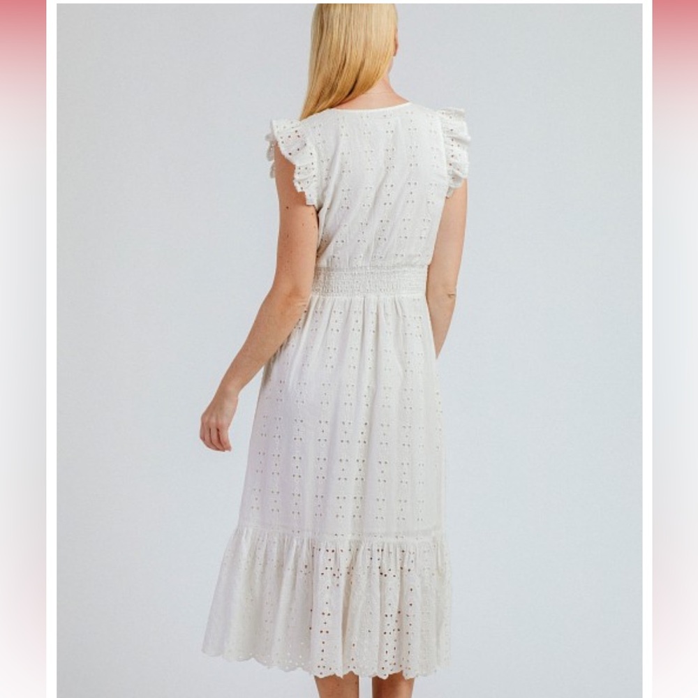 Cleobella Stunning Eyelet Midi Dress - Picture 3 of 6